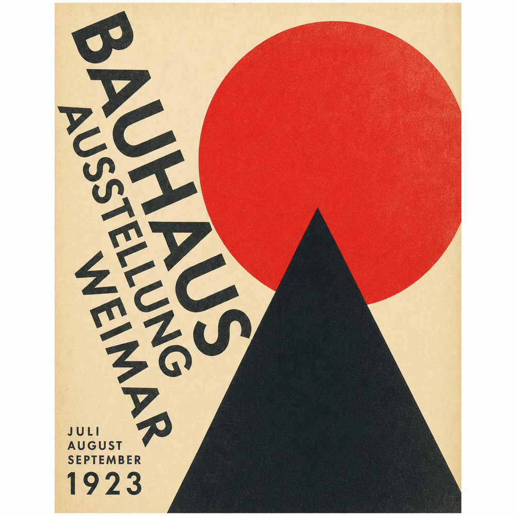 Bauhaus Poster Design Prompts: Example 1