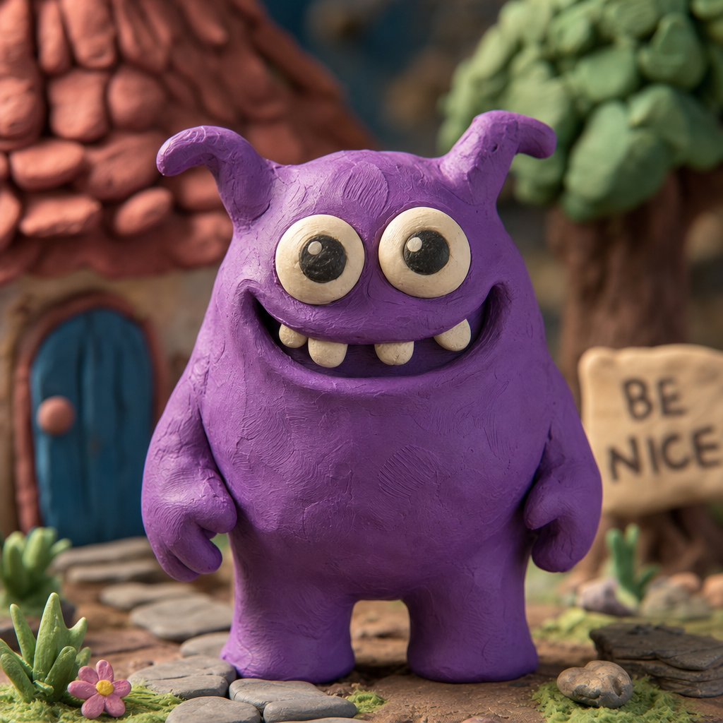 Claymation & Stop-Motion Prompts: Example 1